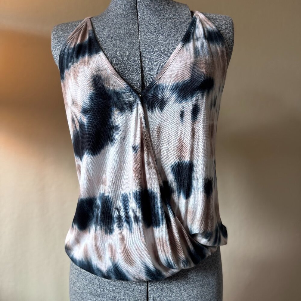 YFB young fabulous & broke tie dye draped tank top Size XS small NWOT